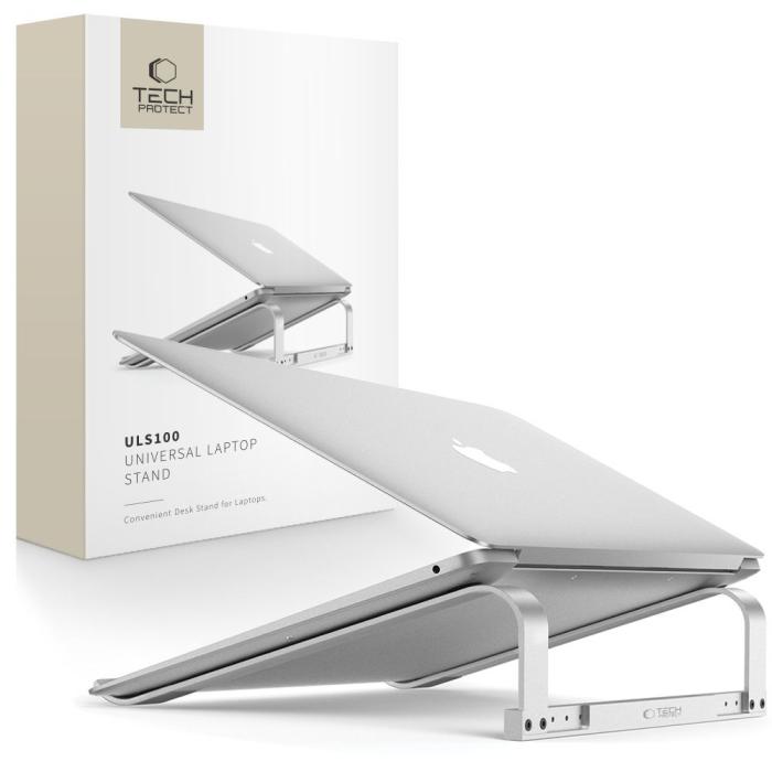 Bild 1, Tech-Protect Laptop Stativ Universal Silver