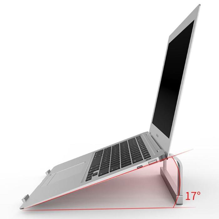 Bild 5, Tech-Protect Laptop Stativ Universal Silver
