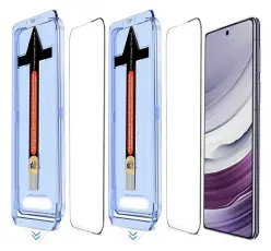 Galaxy S25 Plus/S24 Plus 2-PACK Skärmskydd Heltäckande Härdat Glas