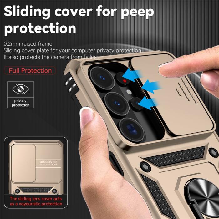 Bild 6, Samsung Galaxy S26 Ultra Skal CamShield Ring Hybrid Guld