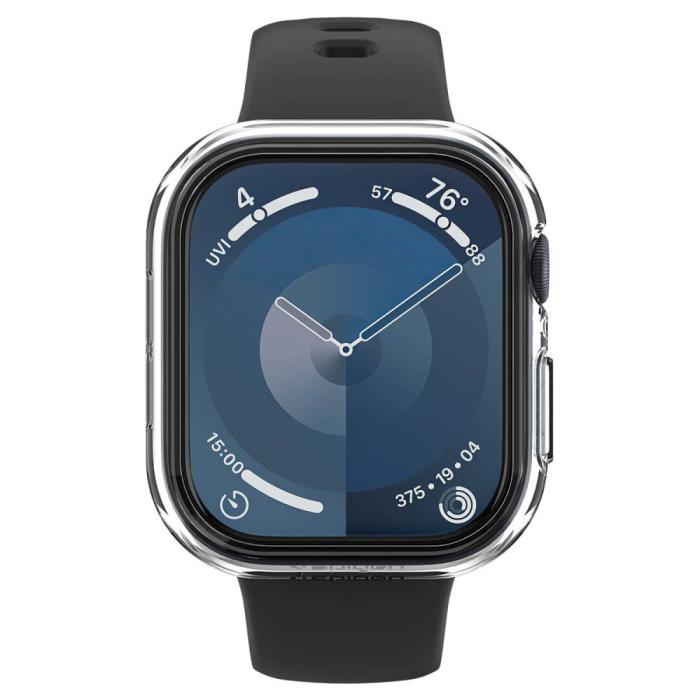 Bild 3, Spigen Apple Watch 11/10 46 mm Skal Thin Fit Transparent