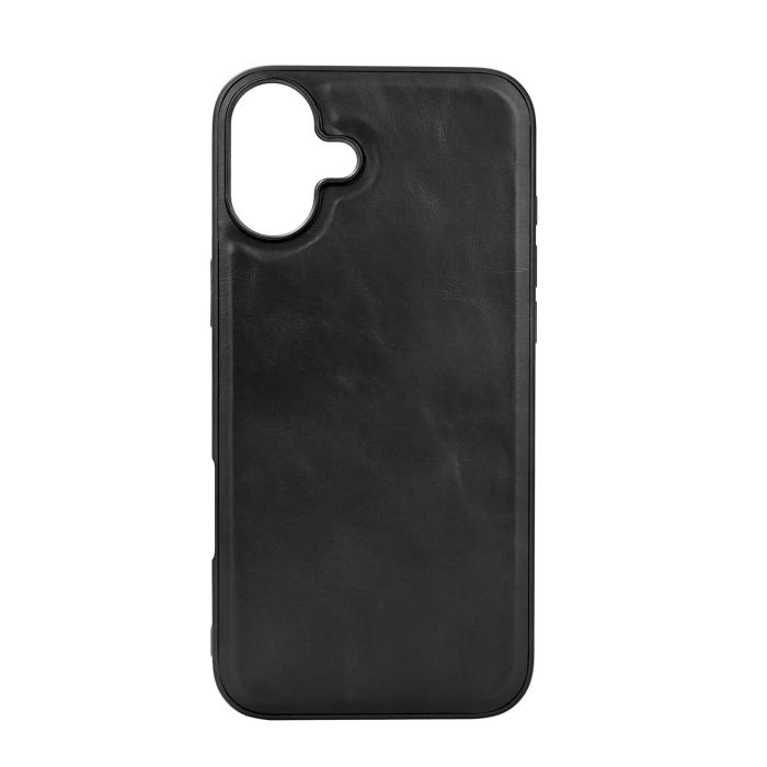 Bild 1, Buffalo iPhone 16 Plus Skal MagSafe Äkta Läder Svart