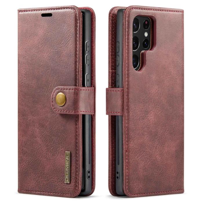 Bild 1, DG.MING Galaxy S23 Ultra 2in1 Magnet Fodral / Skal Röd