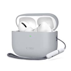 Tech-Protect AirPods Pro 3 Skal Silicone Crayon Grey