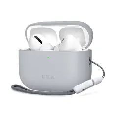 Tech-Protect AirPods Pro 3 Skal Silicone Crayon Grey