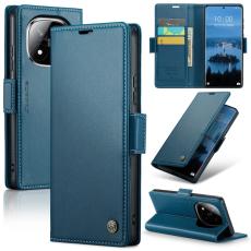 CASEME Redmi Note 14 Pro/Pro Plus 5G Fodral RFID L&auml;der Bl&aring;