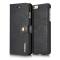 iPhone 6/6S Plus - DG.MING 2in1 Magnet Fodral - Svart