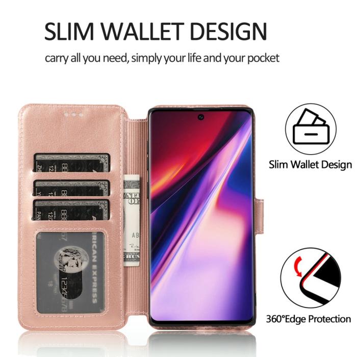 Bild 5, Samsung Galaxy Note 10 - Plånboksfodral - Roséguld