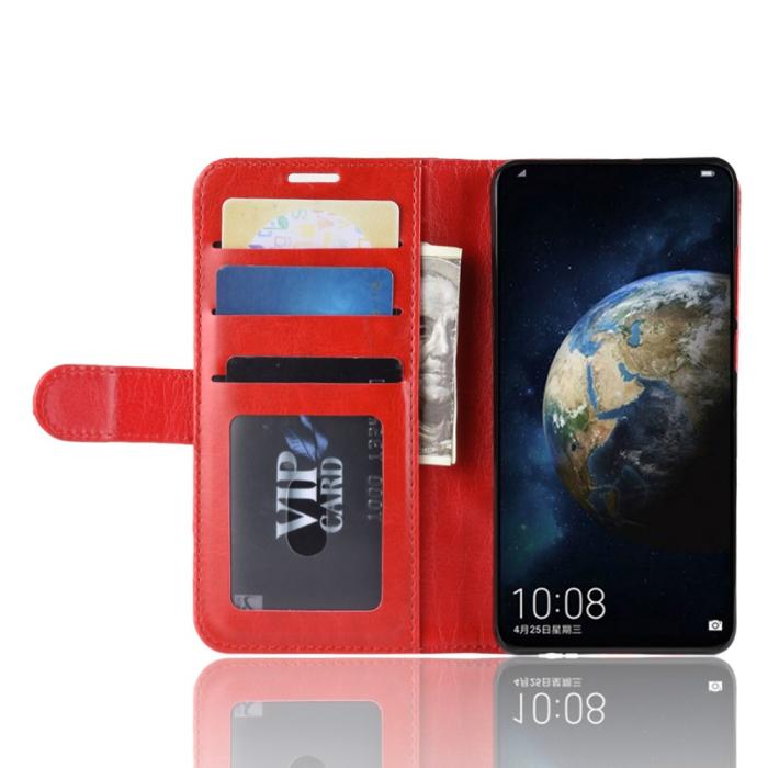 Bild 5, Huawei P30 - Plånboksfodral - Röd