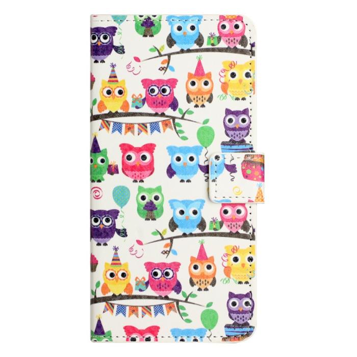 Bild 4, Motorola Moto G35 5G Fodral Med Tryck Ugglor