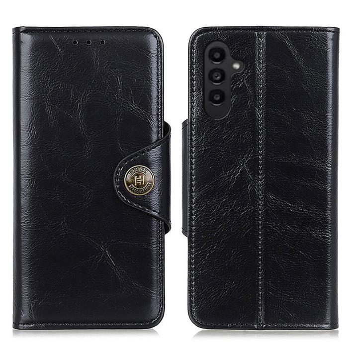 Bild 1, Samsung Galaxy A14 4G/5G Fodral Magnetisk Mässing Svart