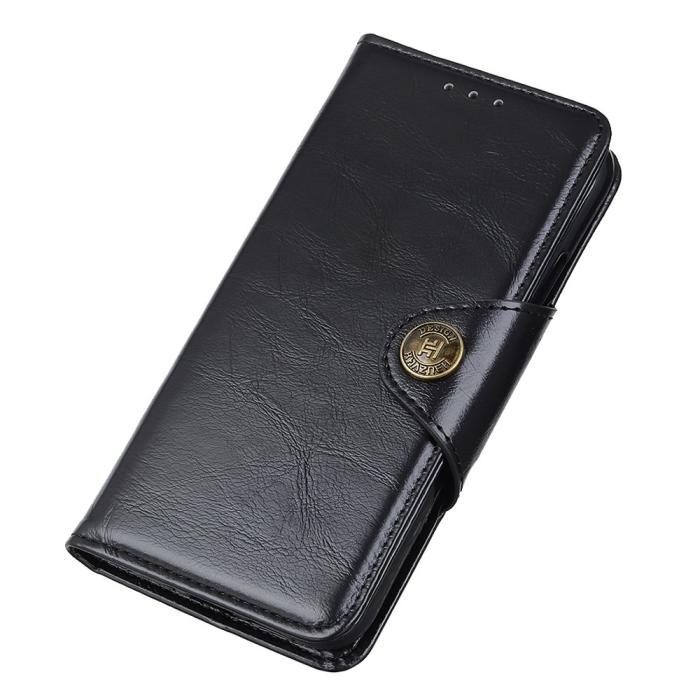 Bild 4, Samsung Galaxy A14 4G/5G Fodral Magnetisk Mässing Svart
