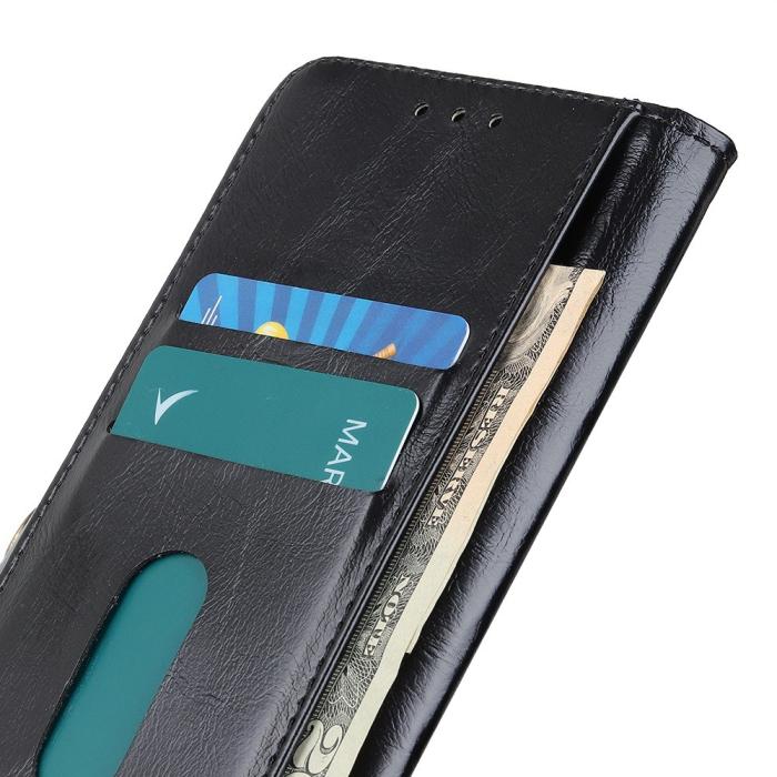 Bild 5, Samsung Galaxy A14 4G/5G Fodral Magnetisk Mässing Svart
