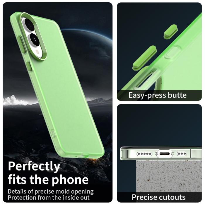 Bild 5, Samsung Galaxy S25 Edge Skal Slim Matt Grön