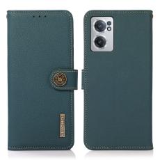 KHAZNEH OnePlus Nord CE 2 5G Fodral RFID Äkta Läder Grön