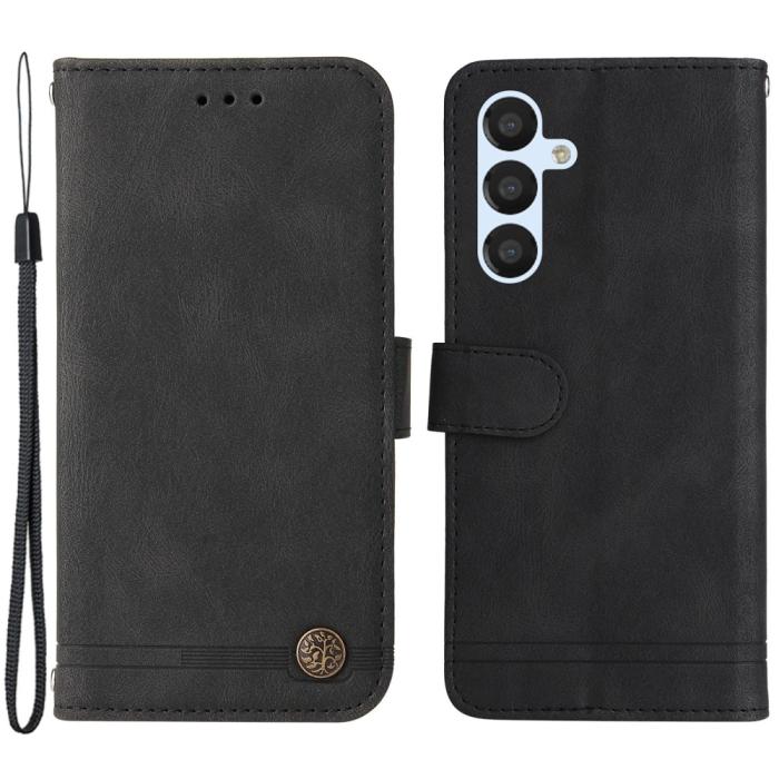 Bild 1, Samsung Galaxy A54 5G Fodral Skin Touch Läder Svart