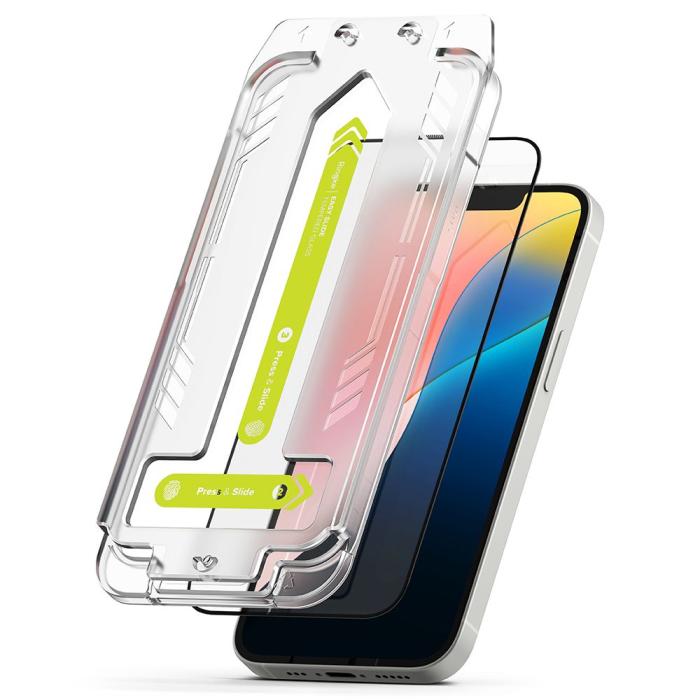 Bild 2, Ringke iPhone 16e/14/13/13 Pro 2-PACK Easy Slide Skärmskydd