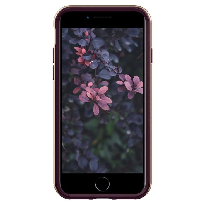 Bild 4, Spigen Caseology iPhone 7/8/SE Skal Parallax Burgundy