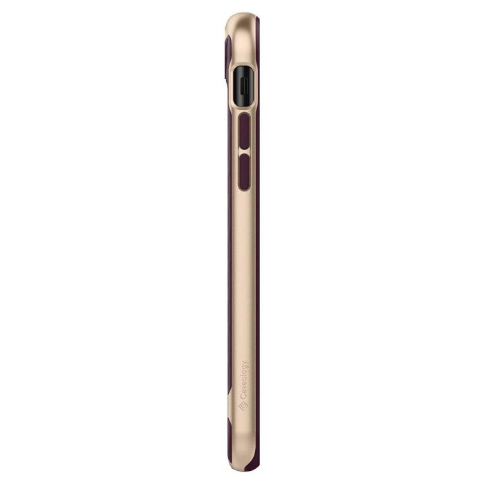 Bild 5, Spigen Caseology iPhone 7/8/SE Skal Parallax Burgundy