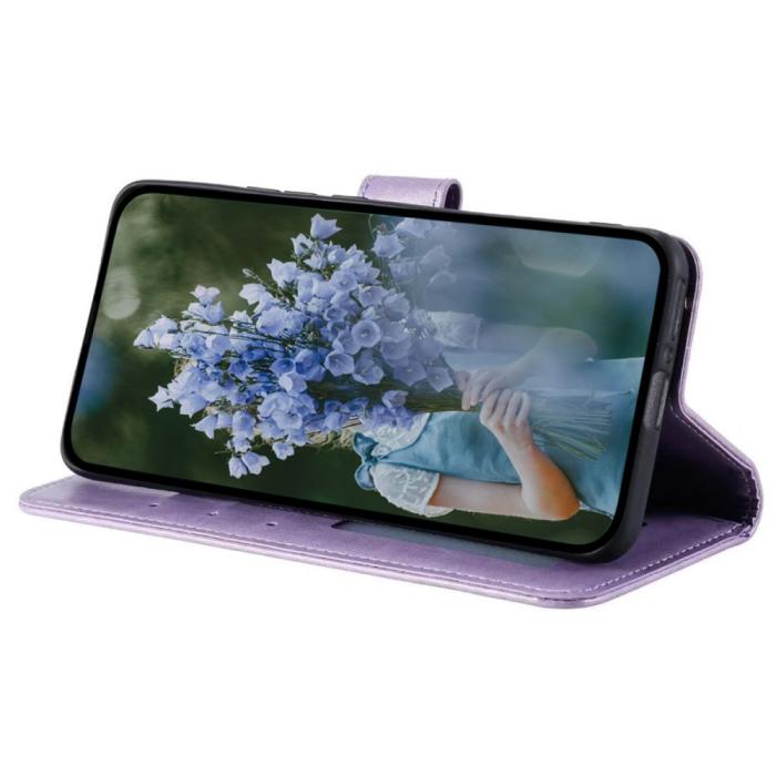Bild 3, Samsung Galaxy A35 5G Fodral Mandala Läder Lila