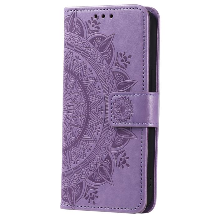 Bild 5, Samsung Galaxy A35 5G Fodral Mandala Läder Lila