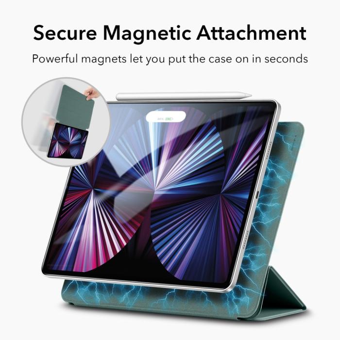 Bild 2, ESR iPad Pro 11 (2020/2021) 2in1 Magnetiskt Fodral Grön