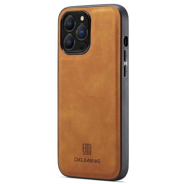 Bild 2, DG.MING iPhone 14 Pro Max Skal Läderbelagt Brun