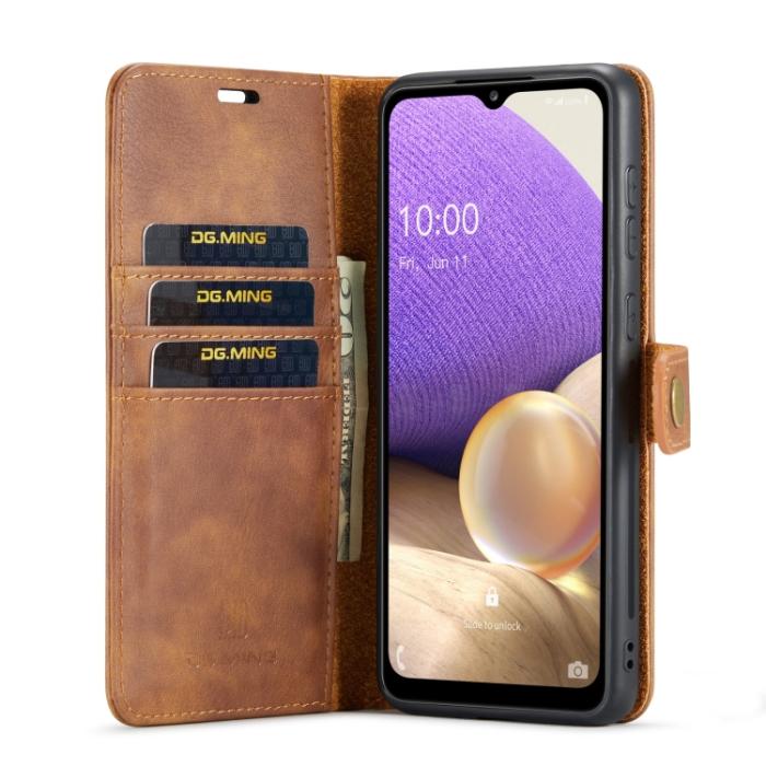 Bild 4, DG.MING Samsung Galaxy A33 5G 2in1 Magnet Fodral / Skal Brun