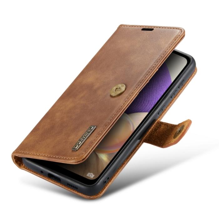 Bild 5, DG.MING Samsung Galaxy A33 5G 2in1 Magnet Fodral / Skal Brun