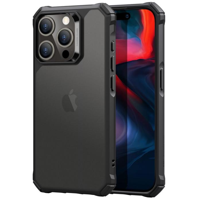 Bild 1, ESR iPhone 15 Pro Skal Air Armor Frostad Frostad Svart