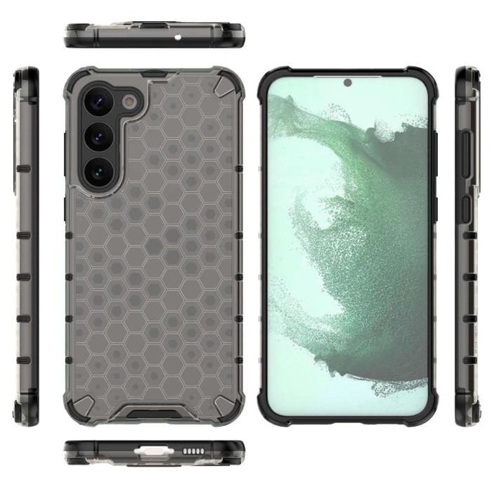 Bild 4, Samsung Galaxy S23 Plus Skal Honeycomb Hybrid Svart