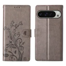Google Pixel 11 Pro XL Fodral Med M&ouml;nster Fj&auml;rilar / Blommor