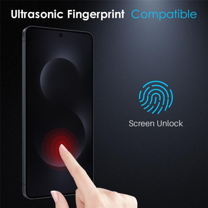 Bild 3, NORTHJO Galaxy S26 2-PACK Skärmskydd Heltäckande Härdat Glas