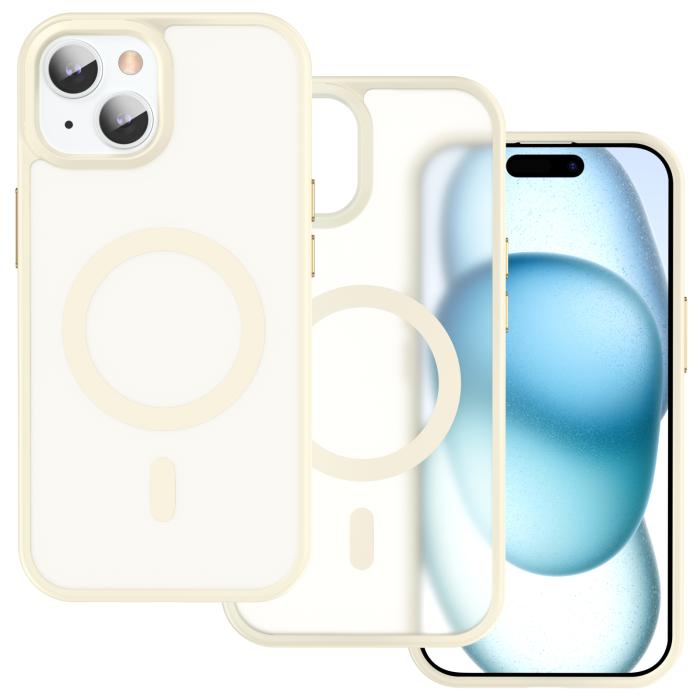 Bild 2, ColorPop iPhone 15 Plus/14 Plus Skal CH MagSafe Matt Off White
