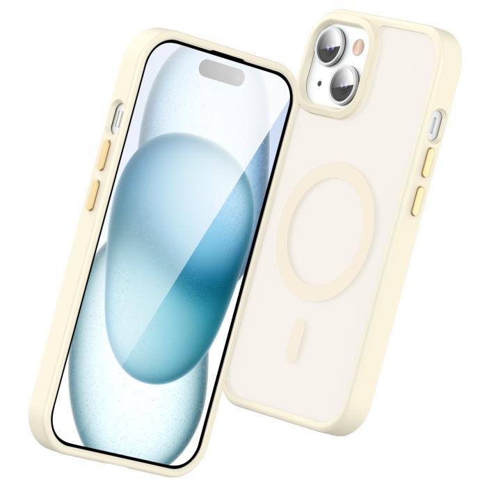 Bild 3, ColorPop iPhone 15 Plus/14 Plus Skal CH MagSafe Matt Off White
