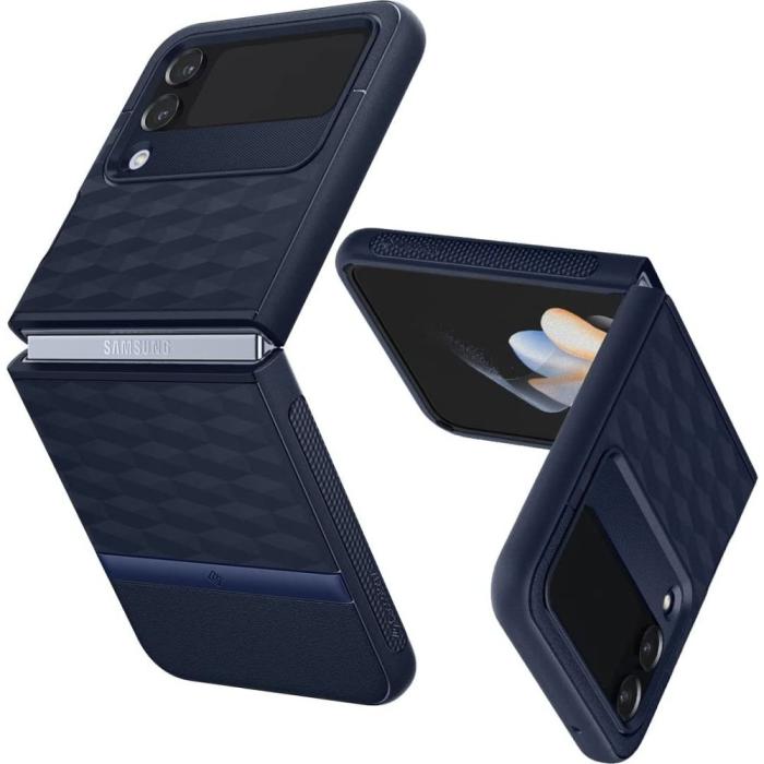 Bild 1, Spigen Caseology Samsung Galaxy Z Flip 4 Skal Parallax Blå