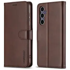 LC.IMEEKE Samsung Galaxy A16 Fodral L&auml;der Brun