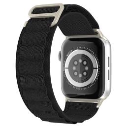 Apple Watch 42/44/45/49 mm Armband Alpine Pro Loop Svart