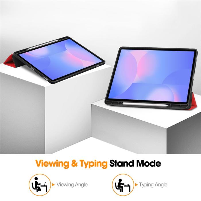 Bild 3, Samsung Galaxy Tab S10 FE Plus Fodral Tri-Fold Pennhållare