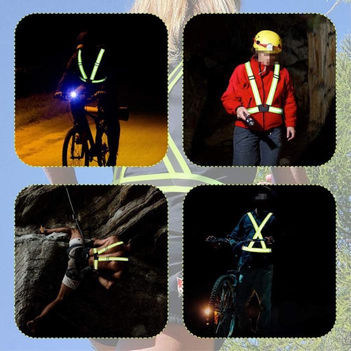 Bild 3, Reflexväst / Reflexsele OneSize - Välj Färg!