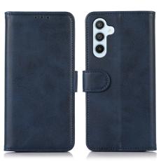 Samsung Galaxy S26 Fodral L&auml;der Bl&aring;