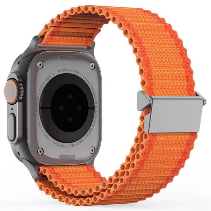 Bild 1, DUX DUCIS Apple Watch 38/40/41/42 mm Armband Nylon Orange