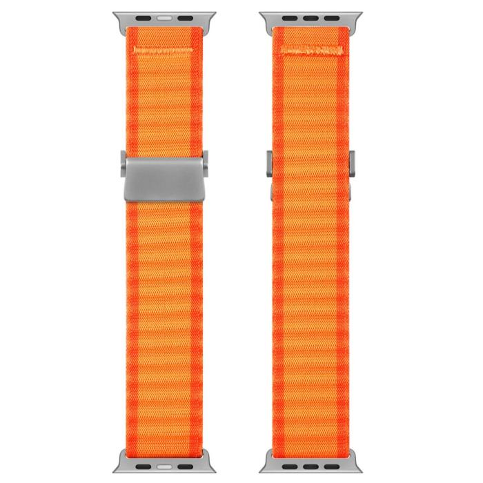 Bild 2, DUX DUCIS Apple Watch 38/40/41/42 mm Armband Nylon Orange
