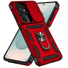 Samsung Galaxy S26 Ultra Skal CamShield Ring Hybrid R&ouml;d