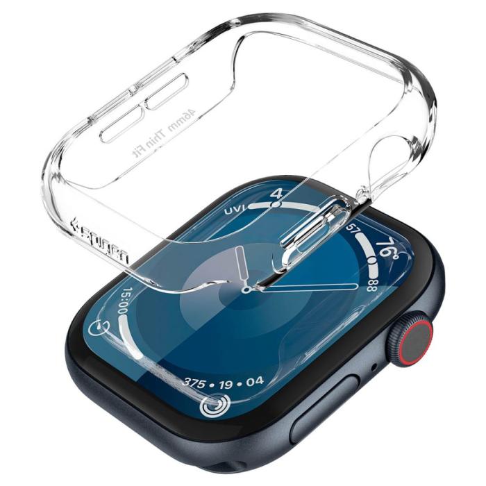 Bild 6, Spigen Apple Watch 11/10 46 mm Skal Thin Fit Transparent