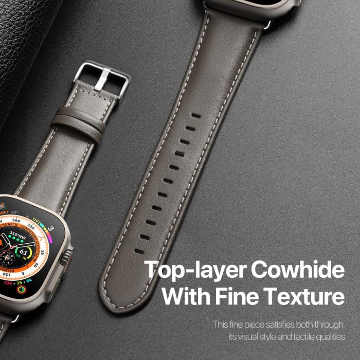 Bild 4, DUX DUCIS Apple Watch 38/40/41 mm Armband Äkta Läder