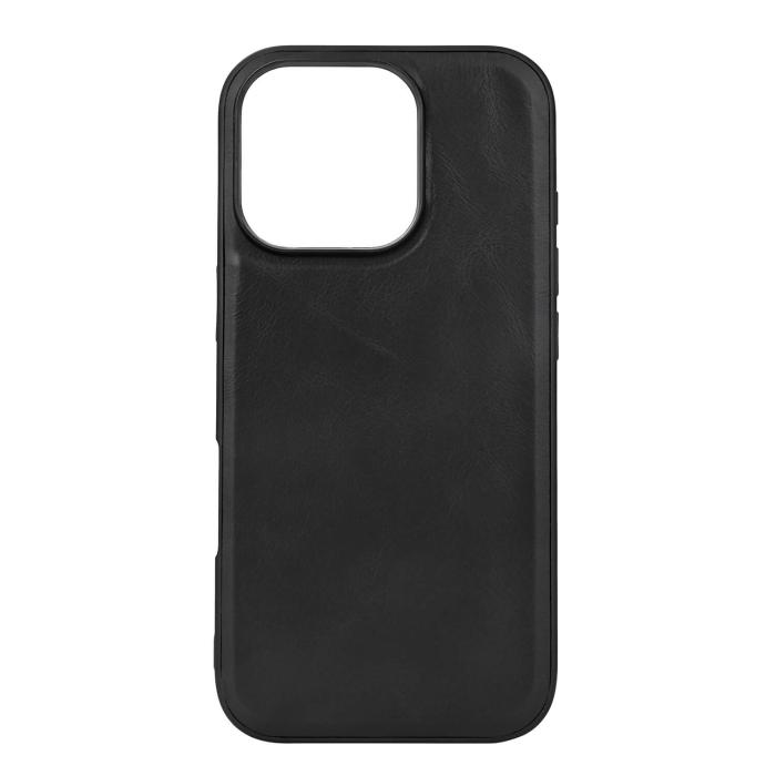 Bild 1, Buffalo iPhone 16 Pro Skal MagSafe Äkta Läder Svart