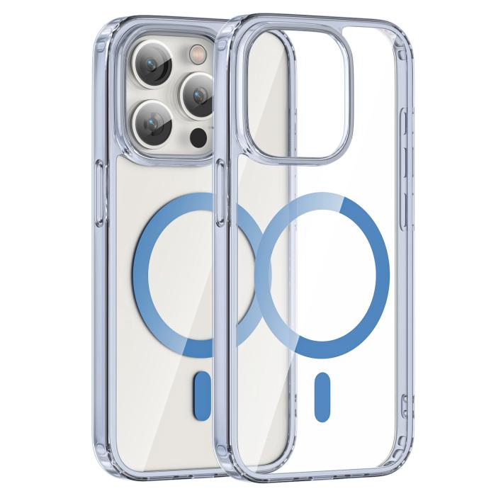 Bild 2, ColorPop iPhone 15 Pro Max Skal CH MagSafe Transparent/Ljus Blå