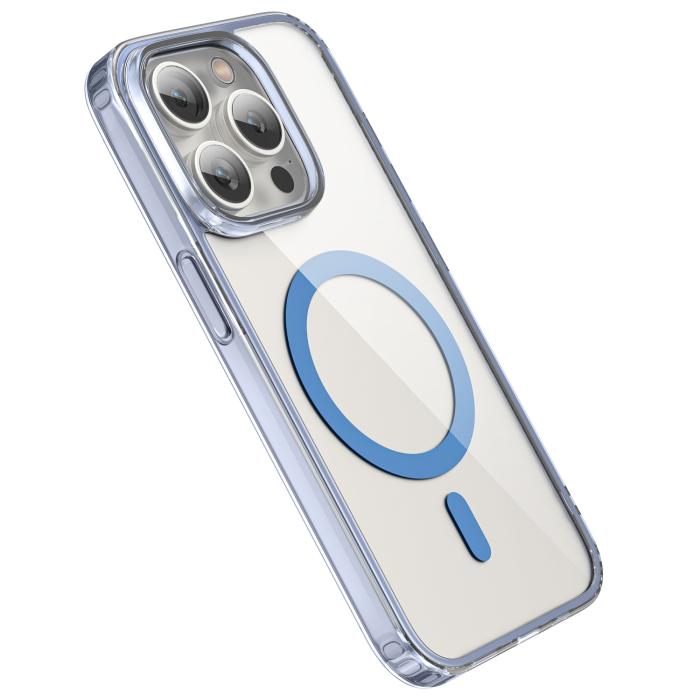 Bild 3, ColorPop iPhone 15 Pro Max Skal CH MagSafe Transparent/Ljus Blå