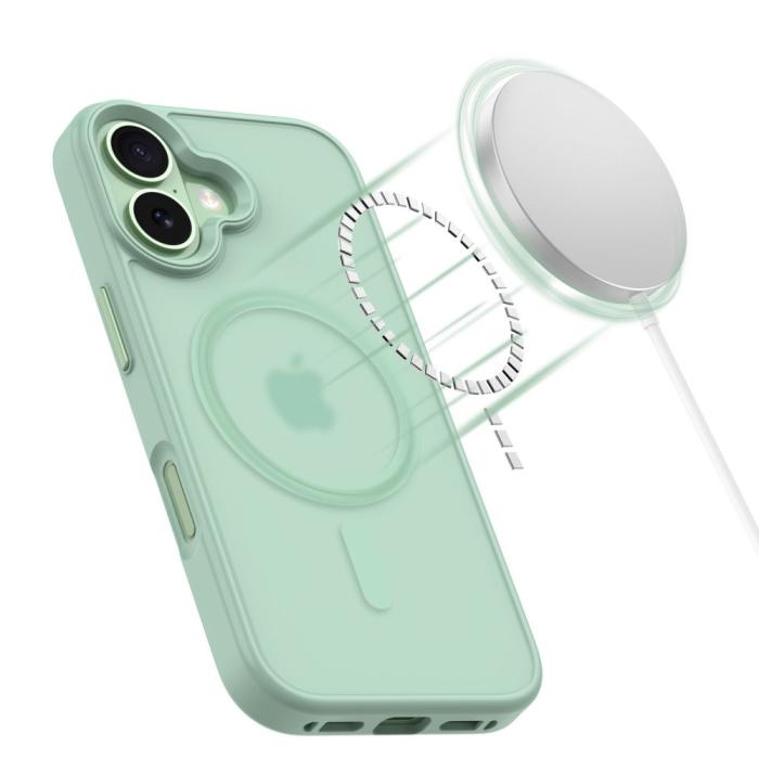 Bild 4, Tech-Protect iPhone 17 Skal MagSafe MagMat Sage